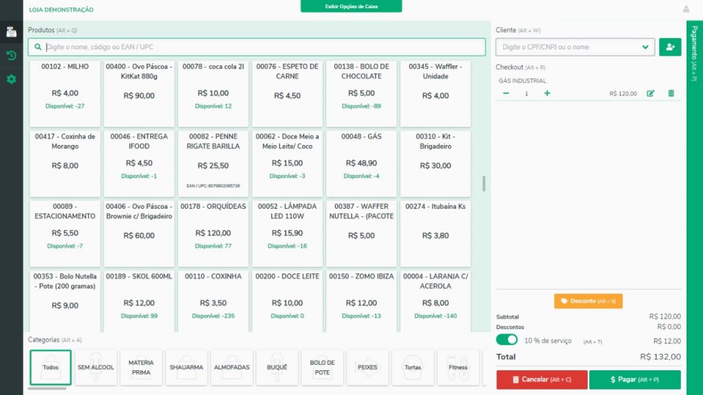 ELEVE - CAIXA - Venda com duas formas de pagamento – Central de